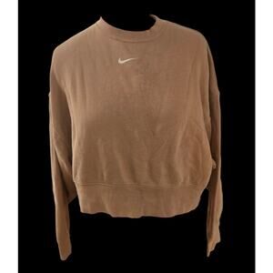 Nude Nike pullover, size small, fits like large